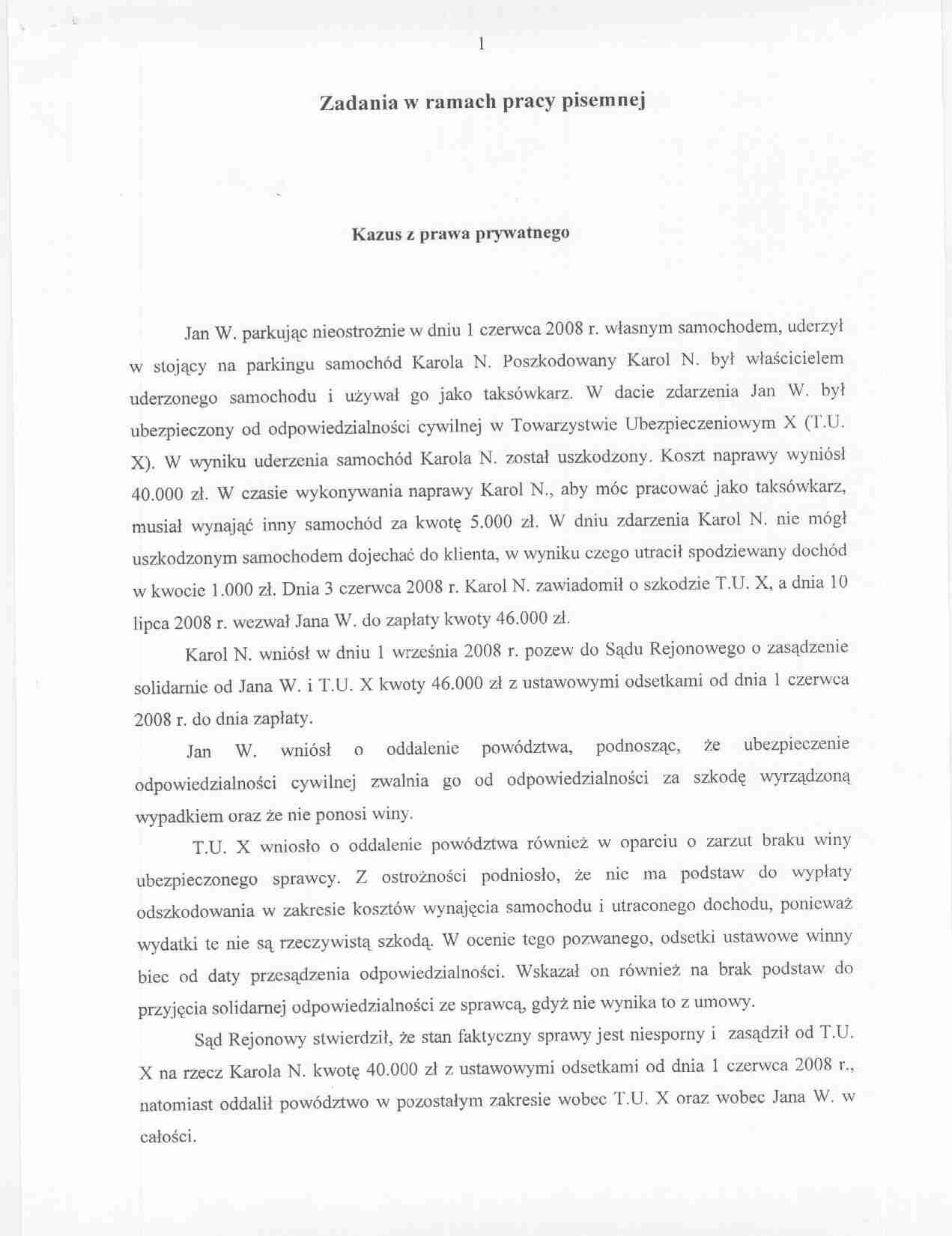 ZADANIA - APLIKACJA 2009 - strona 1