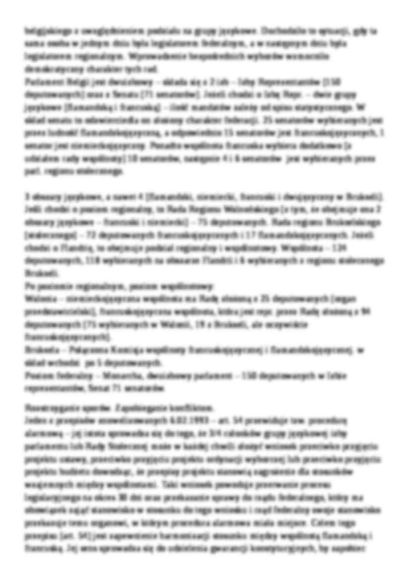 Transformacja systemowa: Belgii, Hiszpanii, Włoszech, Wielkiej Brytani - strona 2