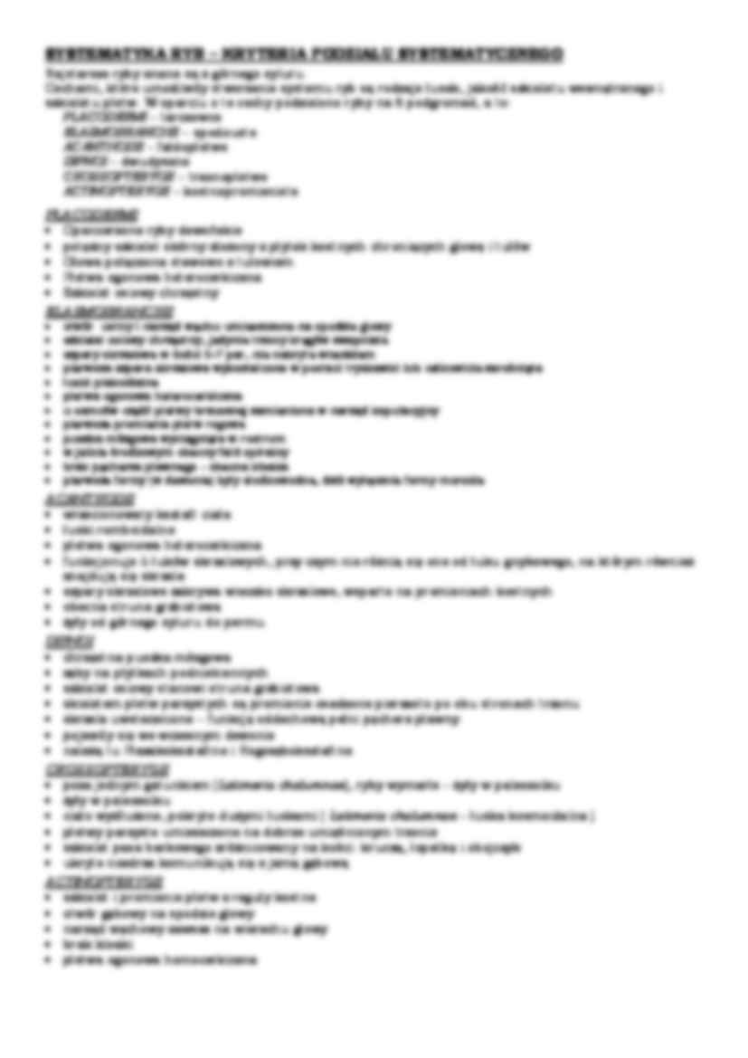 Systematyka strunowców - RYBY - strona 3