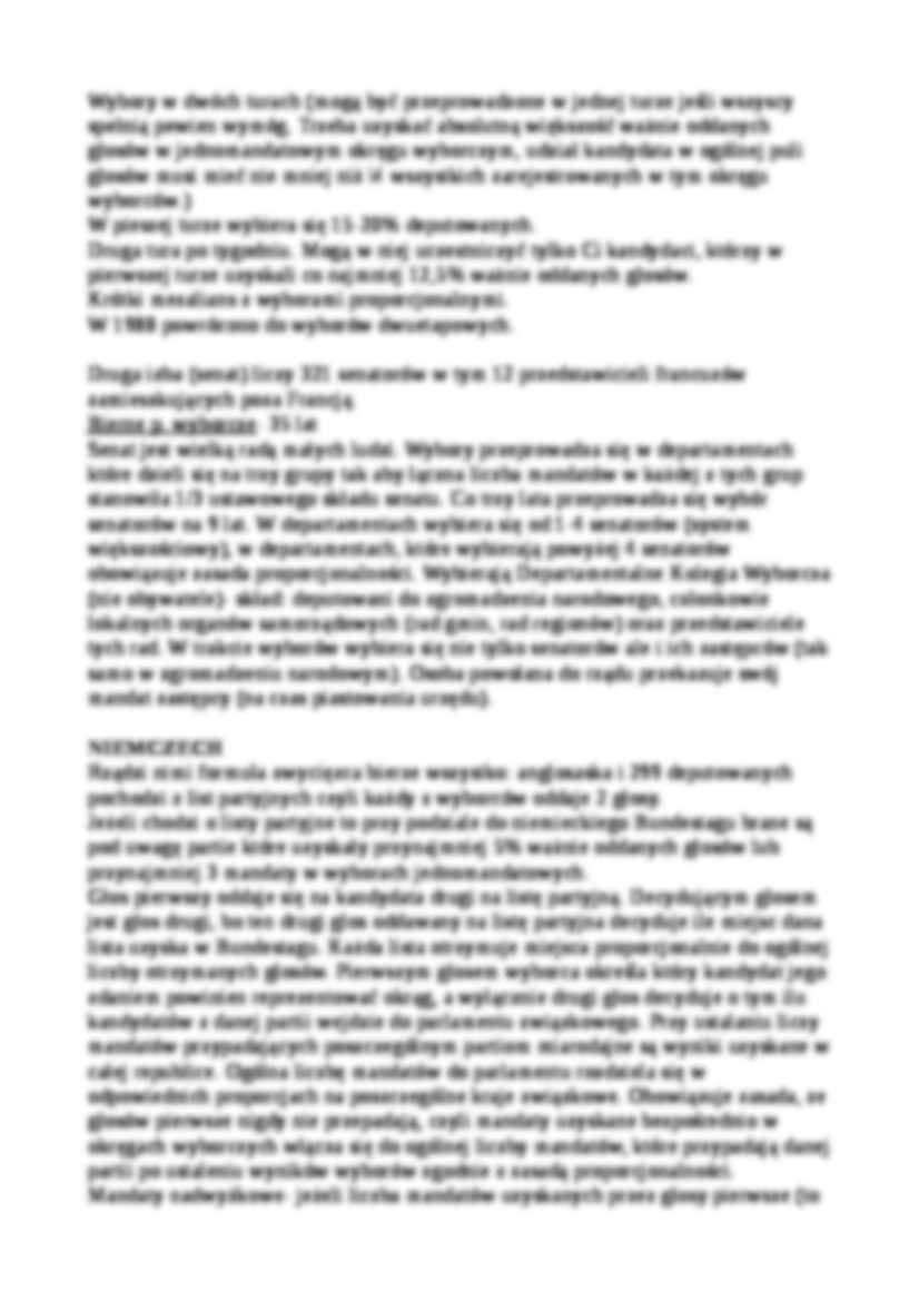 System wyborczy w najważniejszych krajach europejskich, procedura ustawodawcza we Francji i Wielkiej Brytanii - strona 2