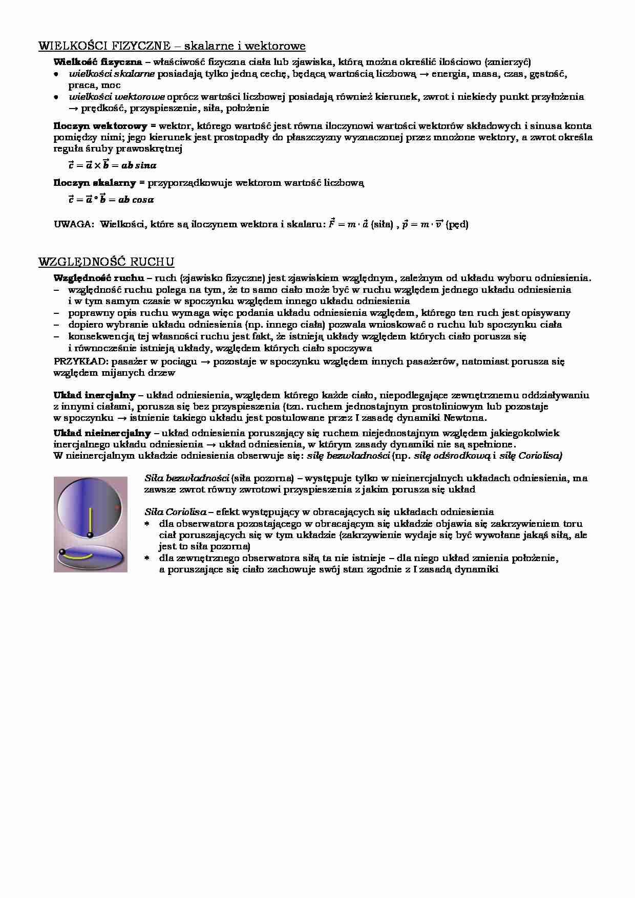 Fizyka - podstawy (UR Kraków) - strona 1