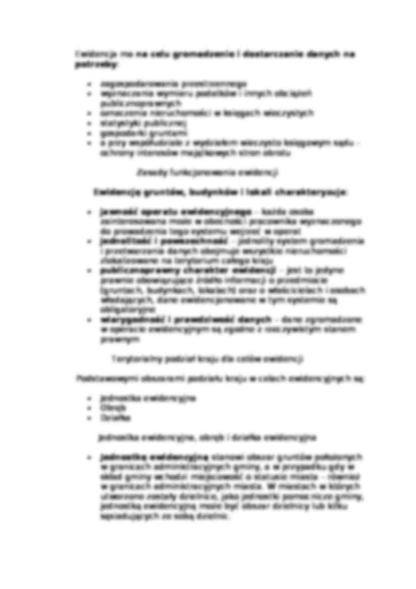 Ewidencja nieruchomości i ich wycena - strona 2