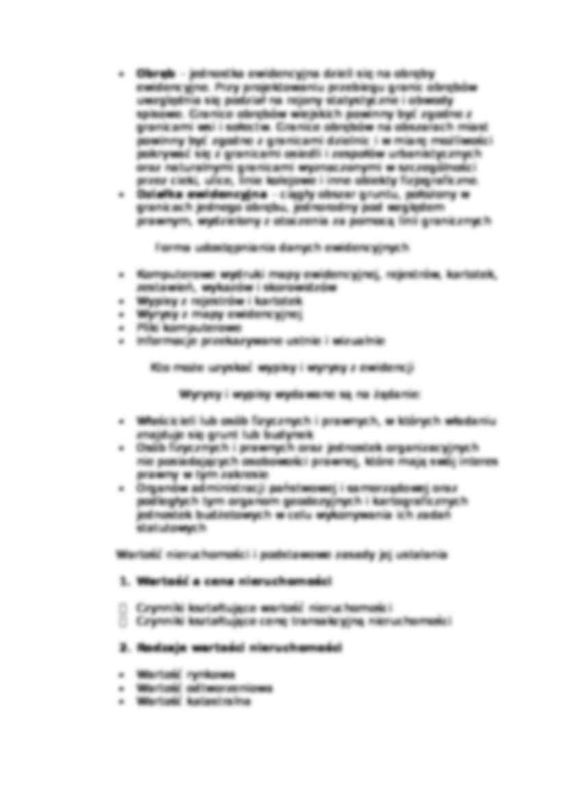 Ewidencja nieruchomości i ich wycena - strona 3