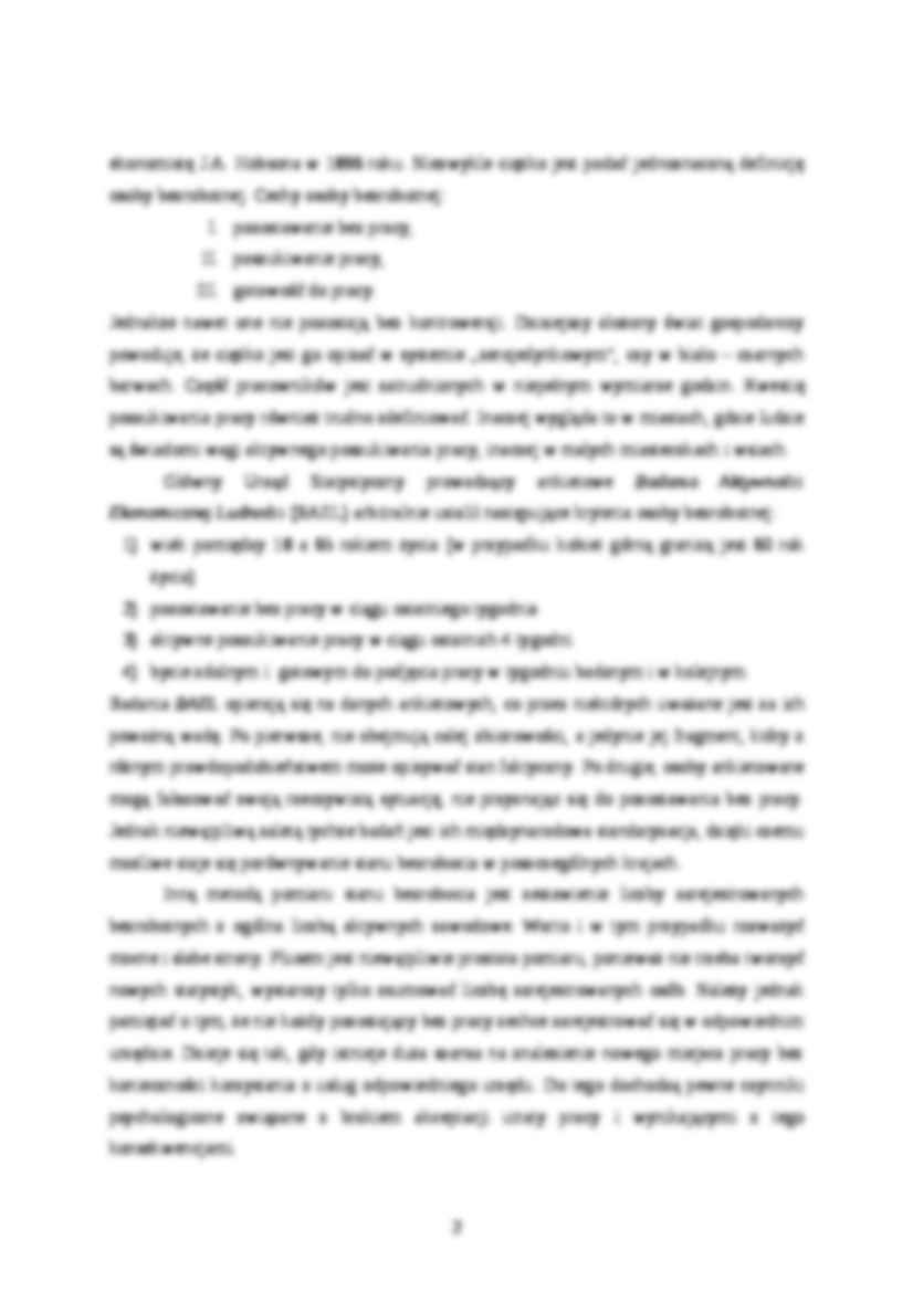 Społeczna kwestia bezrobocia - strona 2