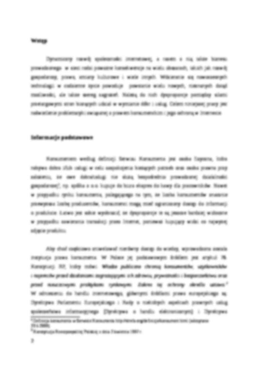 Prawa konsumenta w sieci - strona 2