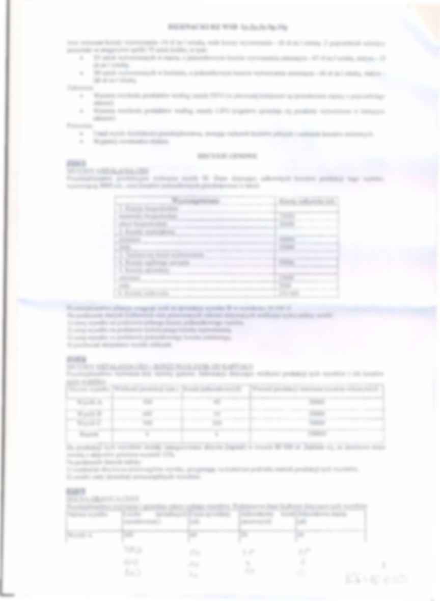 Rachunkowość zarządcza - ćwiczenia - strona 2