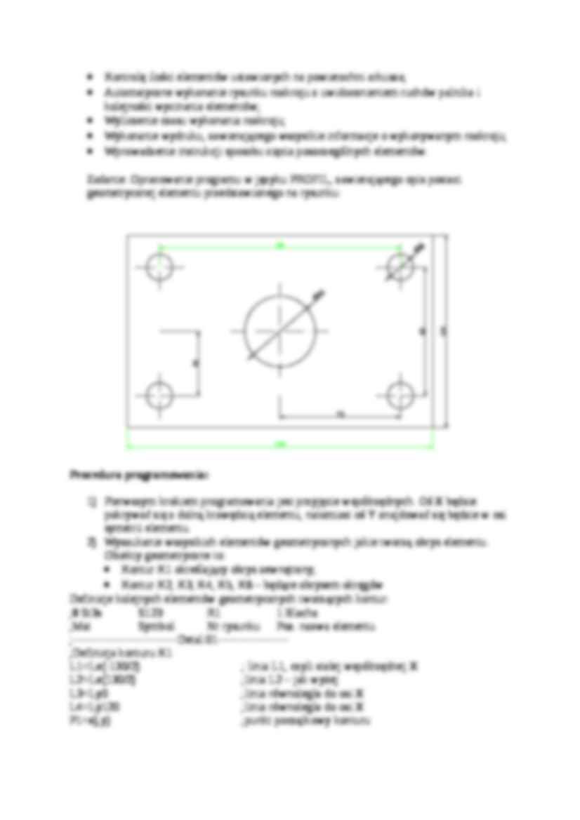 Projekt z przedmiotu TBM wykonany w programie PROFIL - strona 2