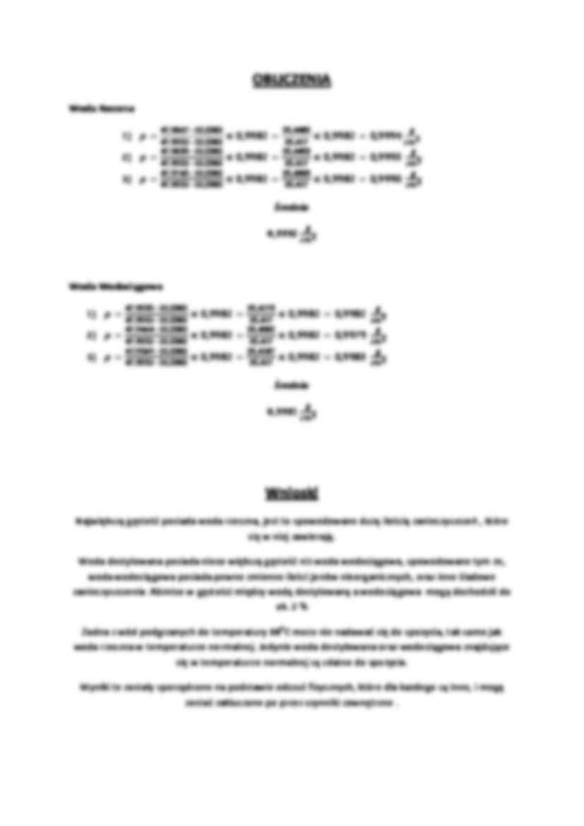 Badanie właściwości fizycznych wody pod kątem przydatności do spożycia - strona 3