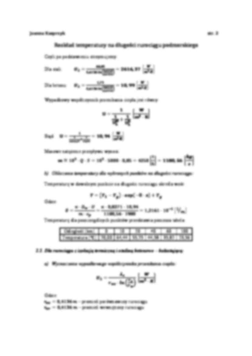 Rozkład temperatury na długości rurociągu podmorskiego - strona 2