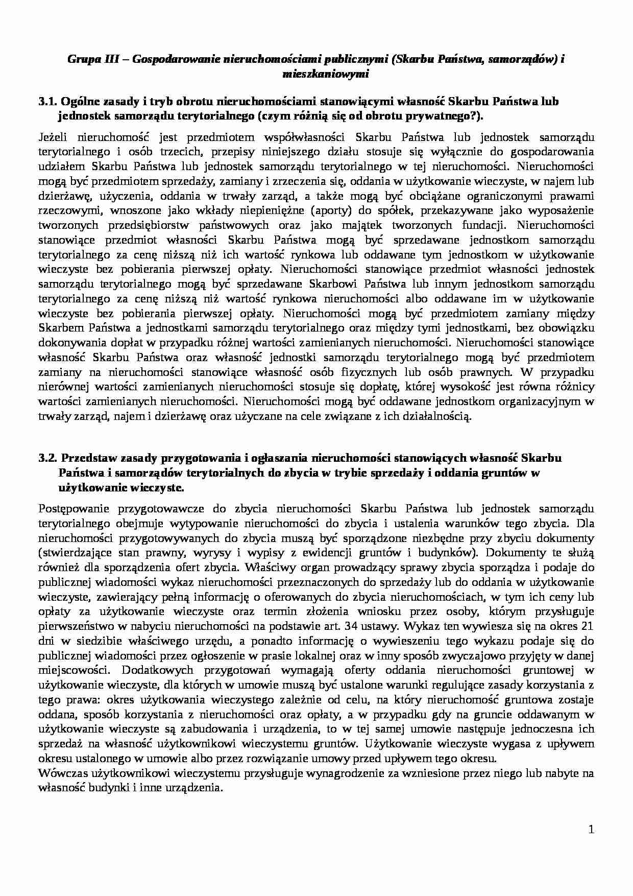 Gospodarka Nieruchomościami - strona 1