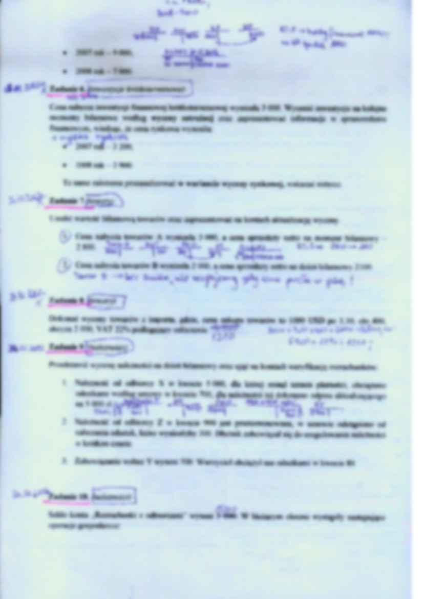 Standardy Sprawozdawczości Finansowej - ćwiczenia - strona 3