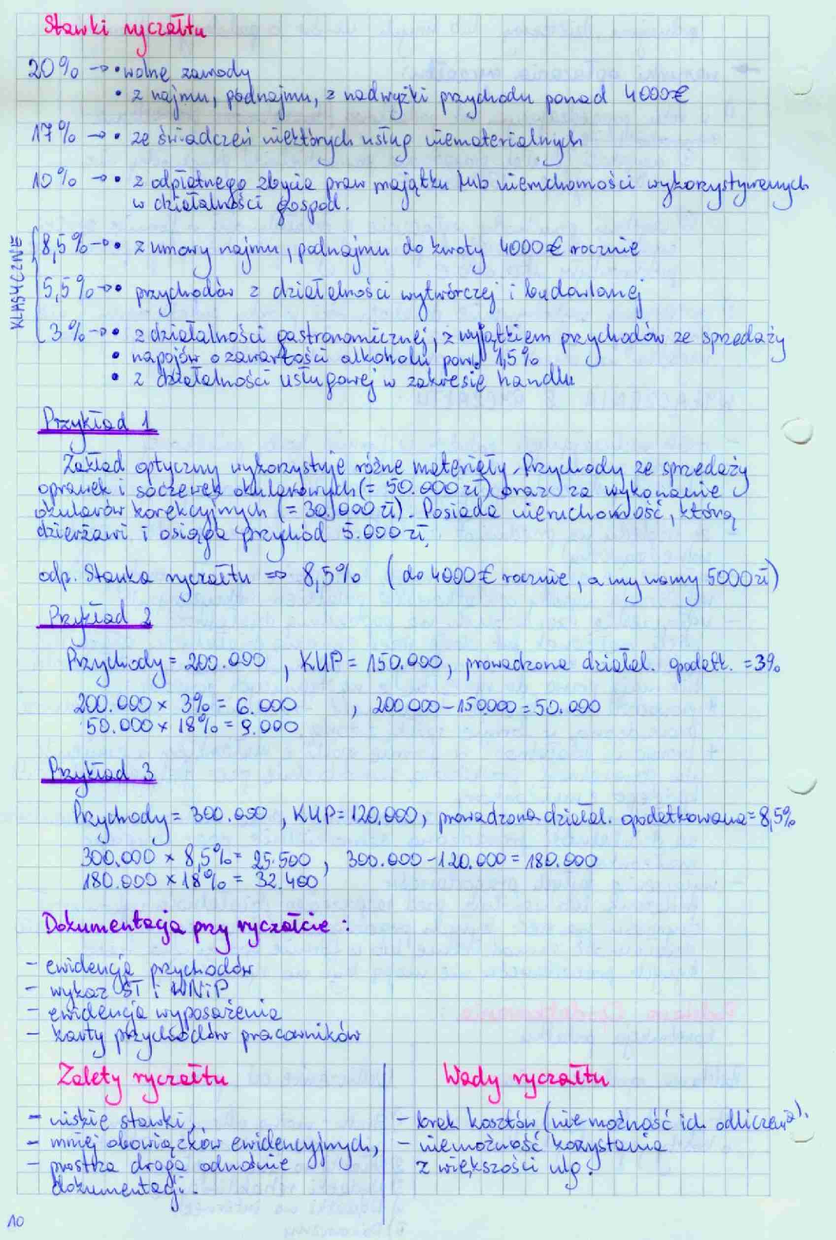 Rachunkowość Małych i Średnich Przedsięb. - wykłady - strona 1