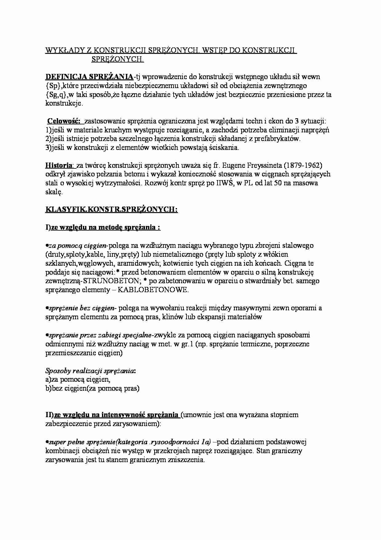 wstęp do konstrukcji sprężonych - strona 1