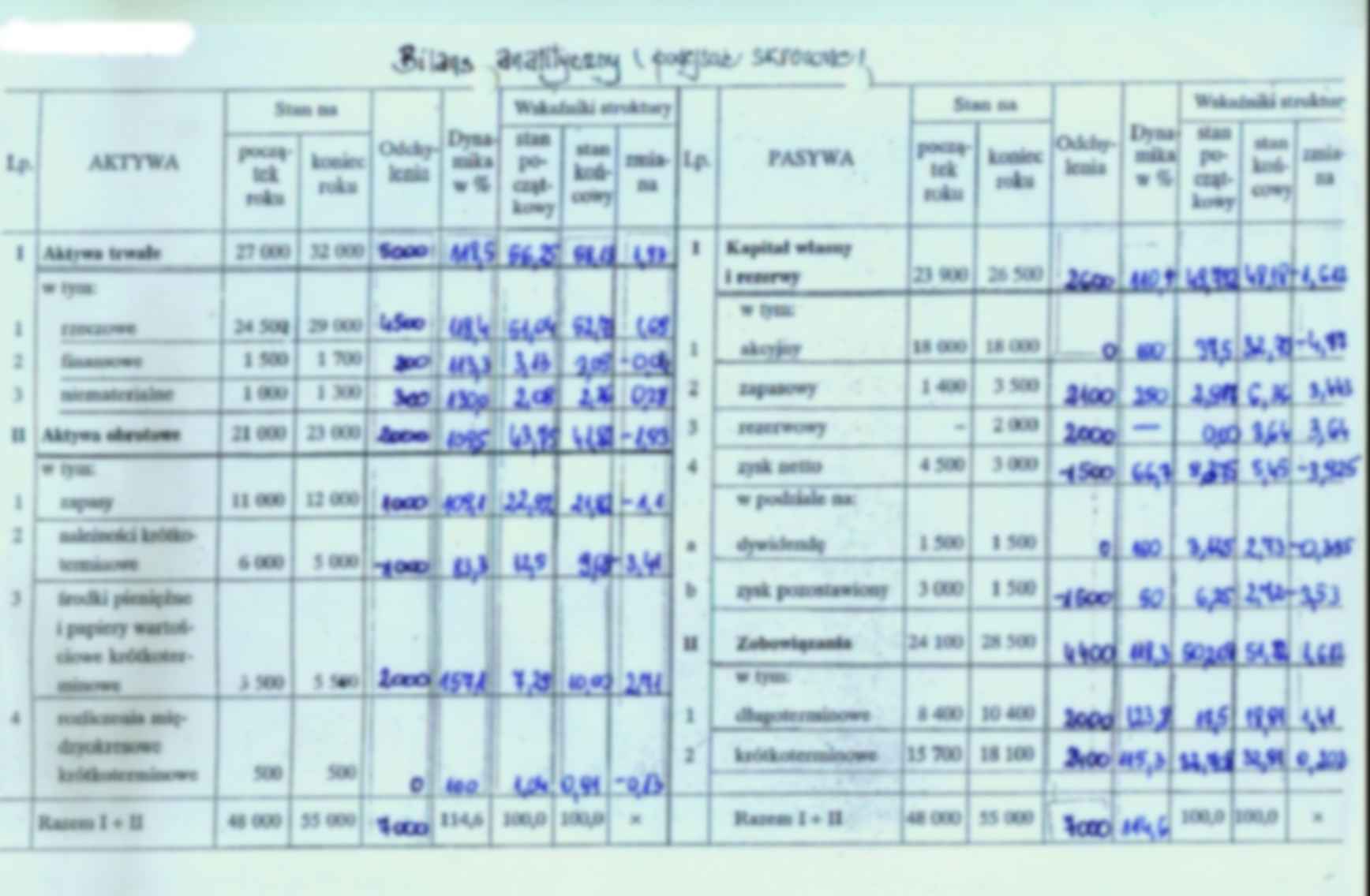Analiza Finansowa - ćwiczenia - strona 3