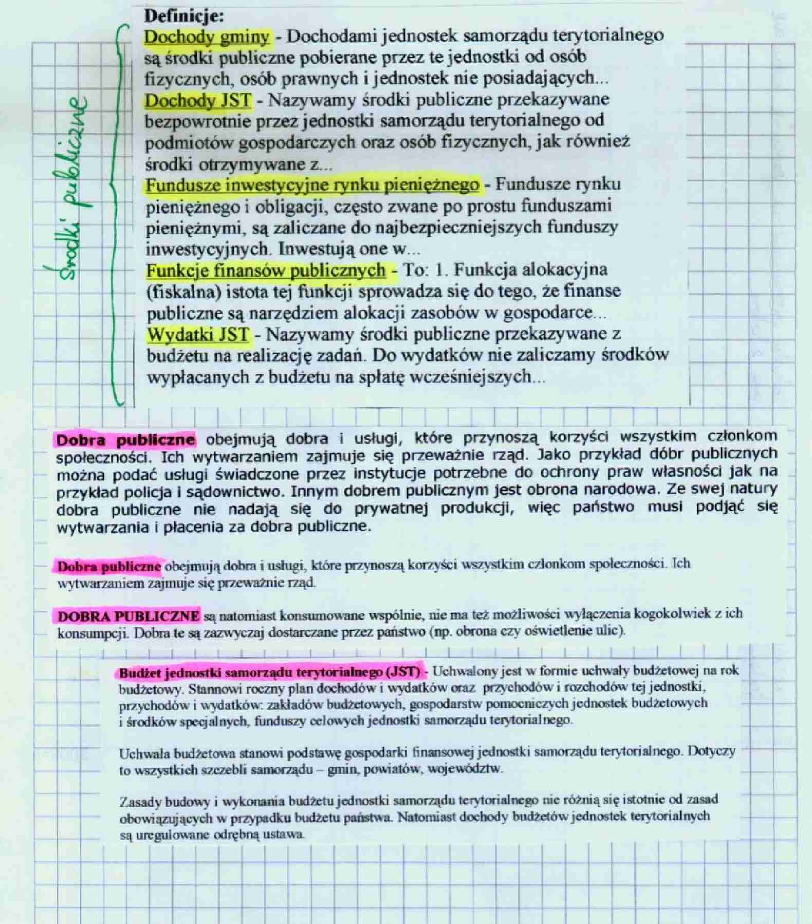 Finanse Publiczne - wykłady - strona 1