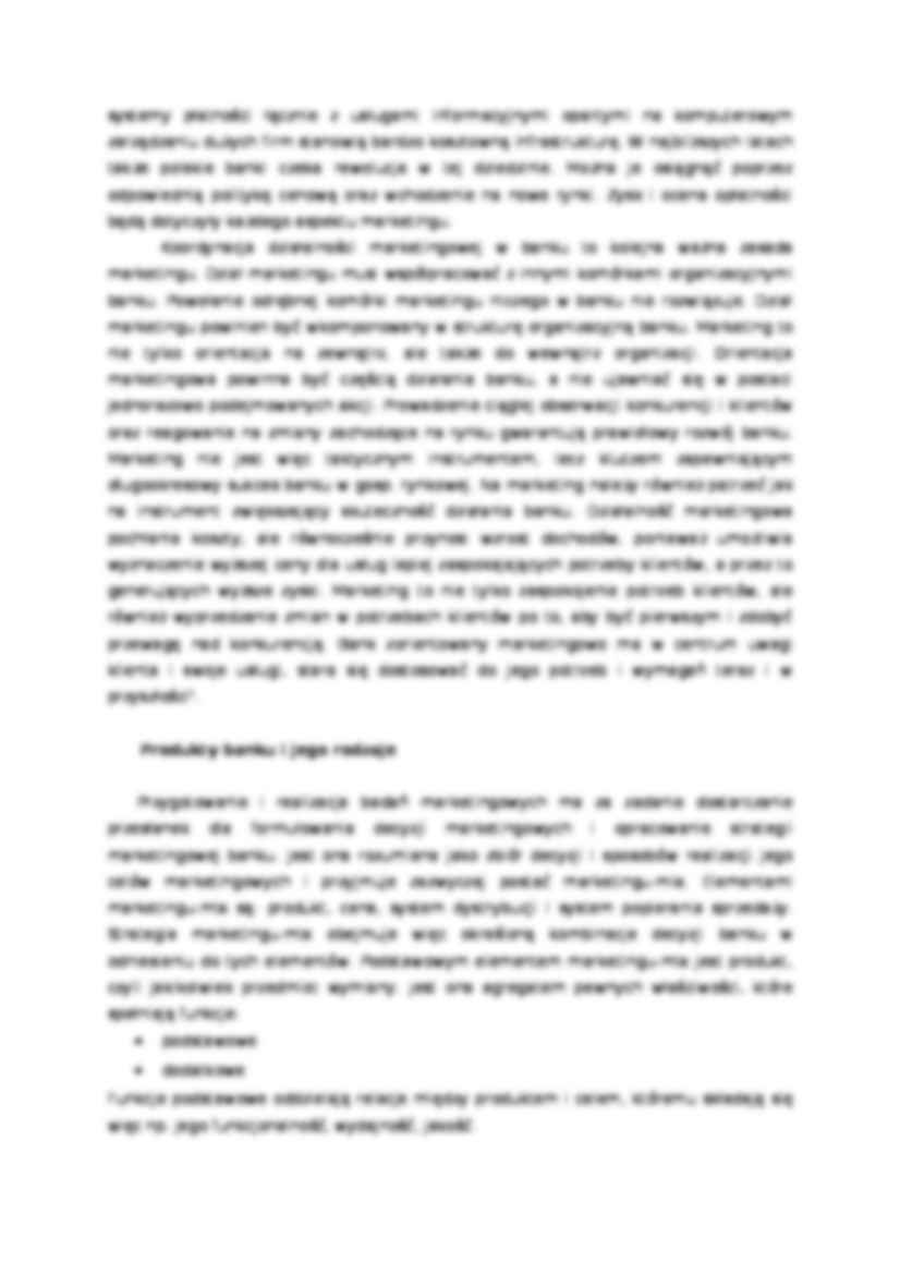 Marketing bankowy - Cena produktów banku - strona 2