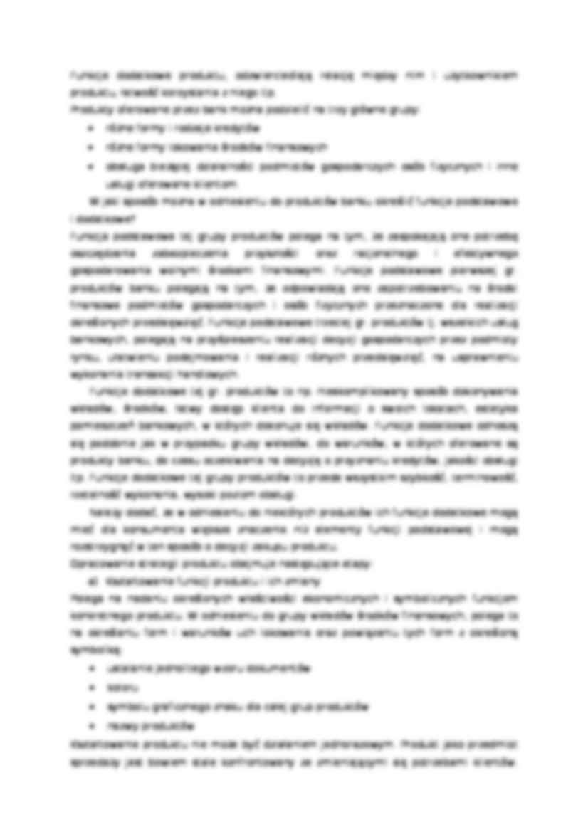 Marketing bankowy - Cena produktów banku - strona 3