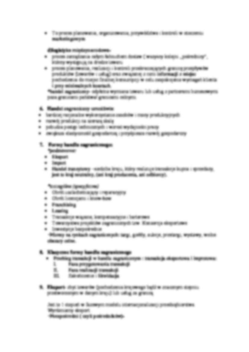 Biznes międzynarodowy - wykład - strona 3