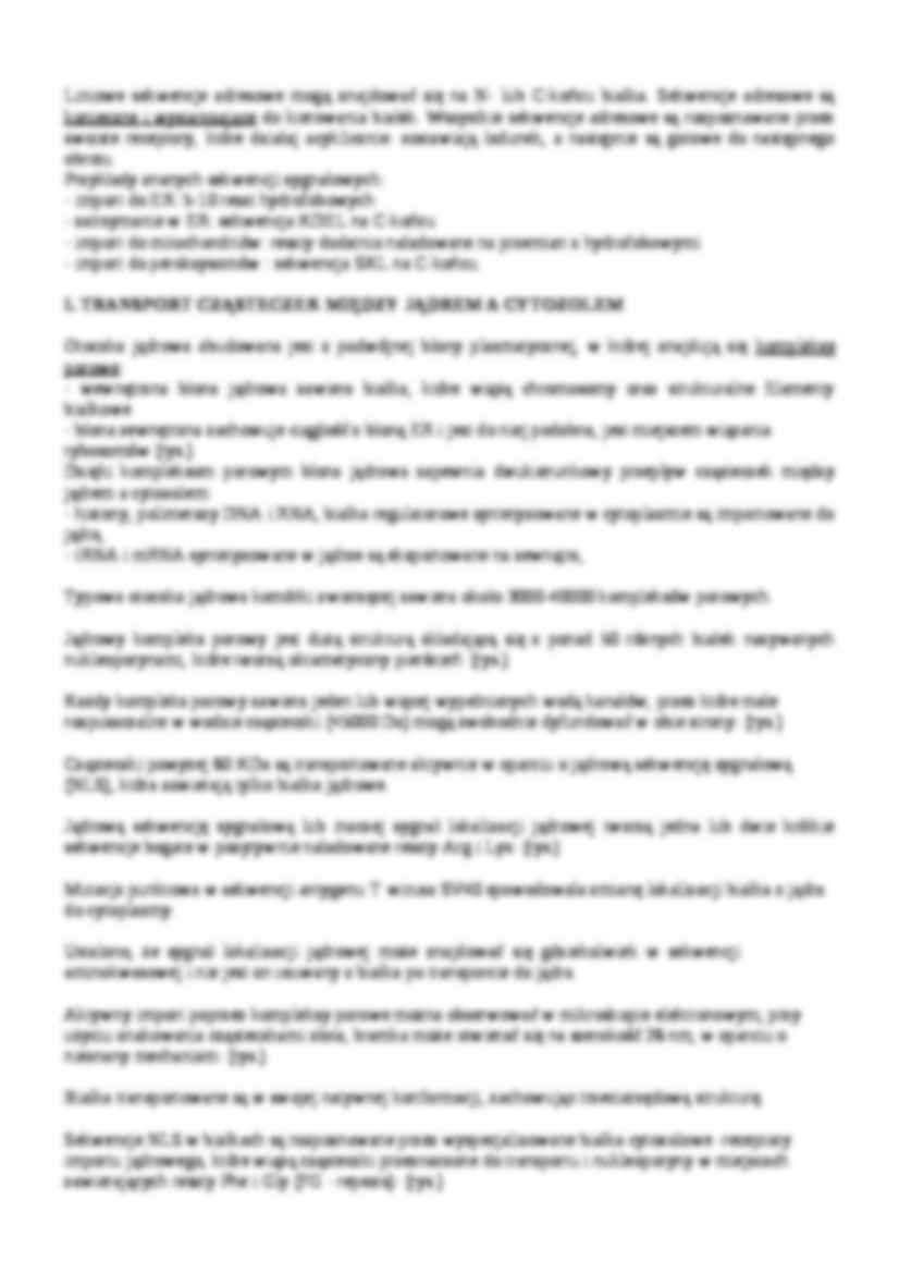 Biologia komórki - wykłady - strona 2