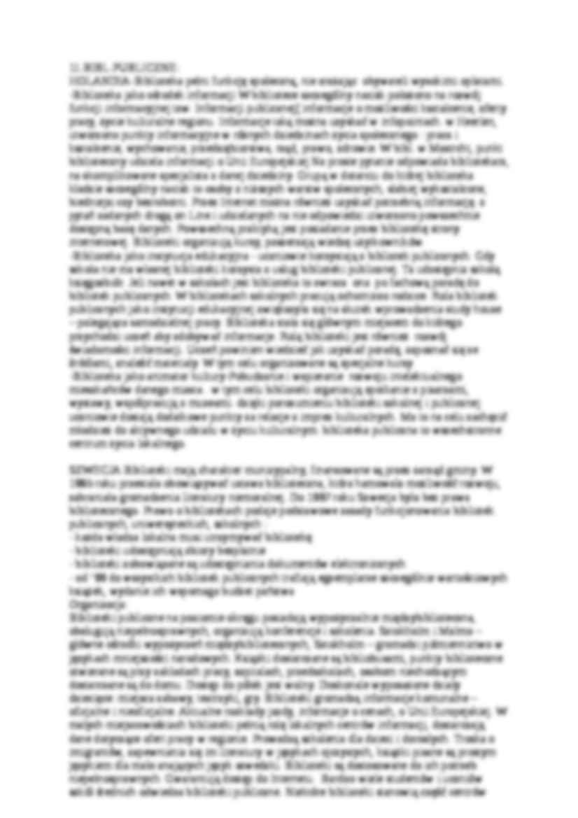 Bibliotekarstwo współczesne - materiały - strona 2