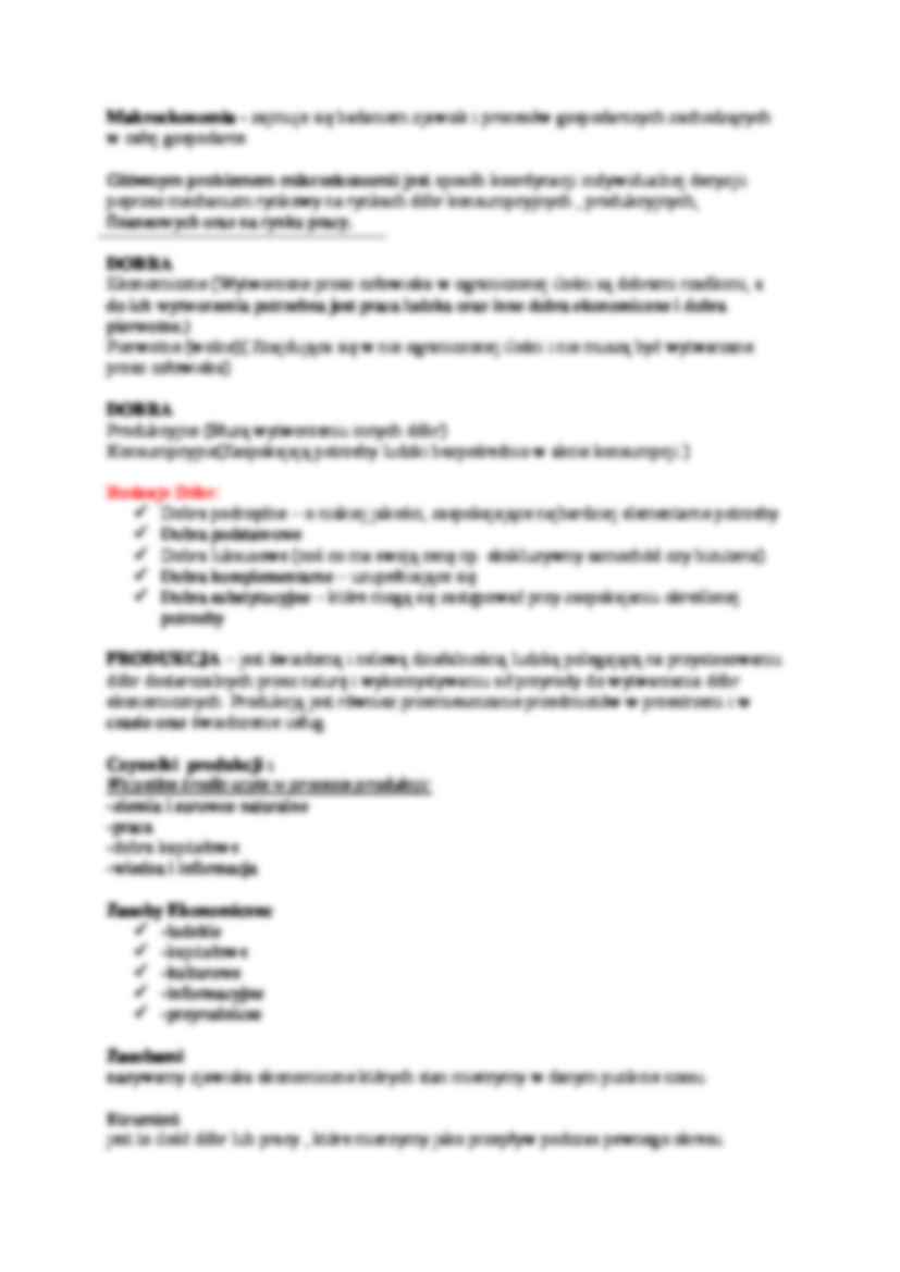 Podstawy mikroekonomii - materiały z ćwiczeń - strona 2