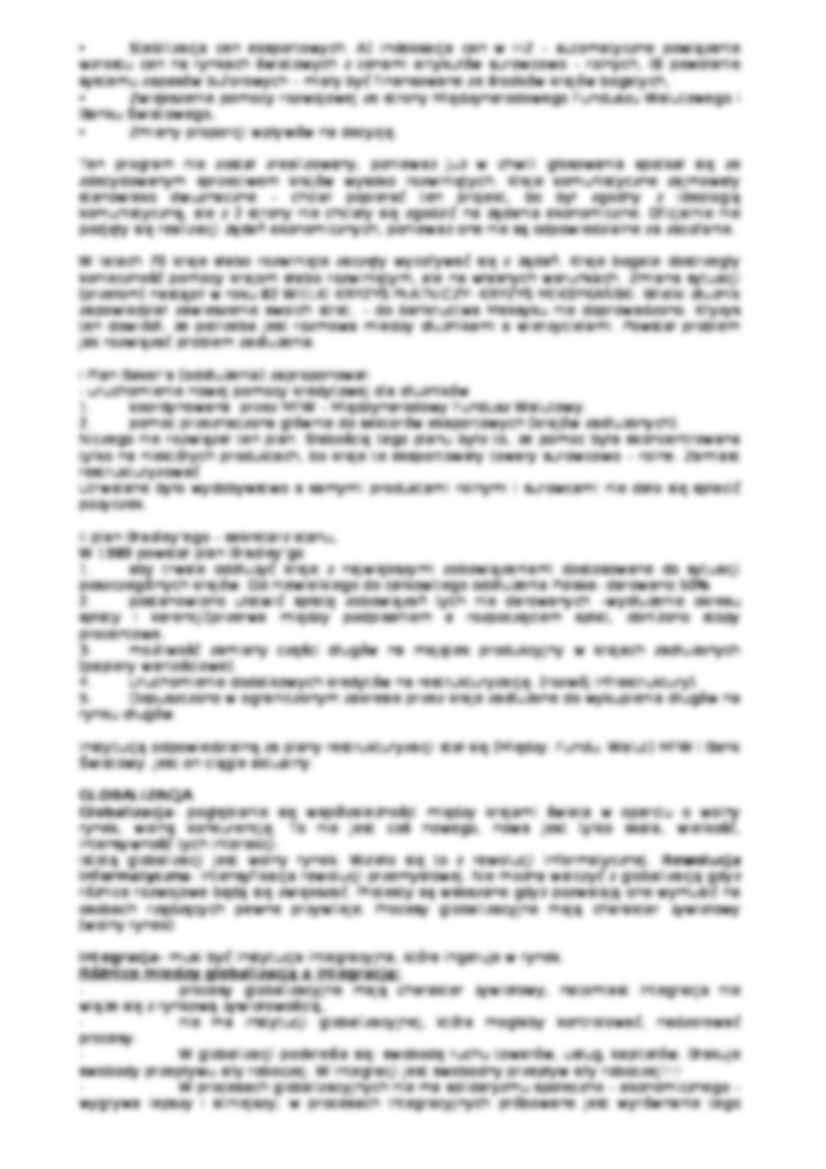 Międzynarodowe stosunki gospodarcze - materiały - problemy globalne - strona 3