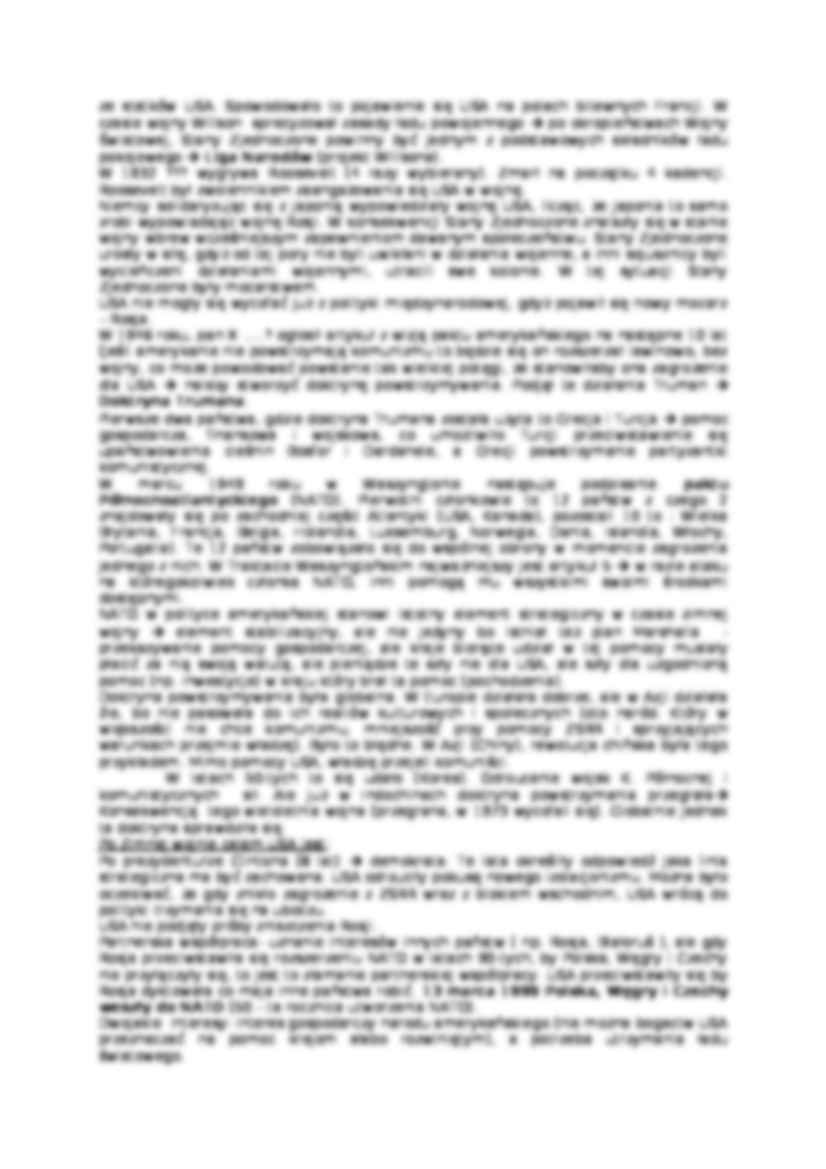 Międzynarodowe stosunki polityczne - materiały - strona 2