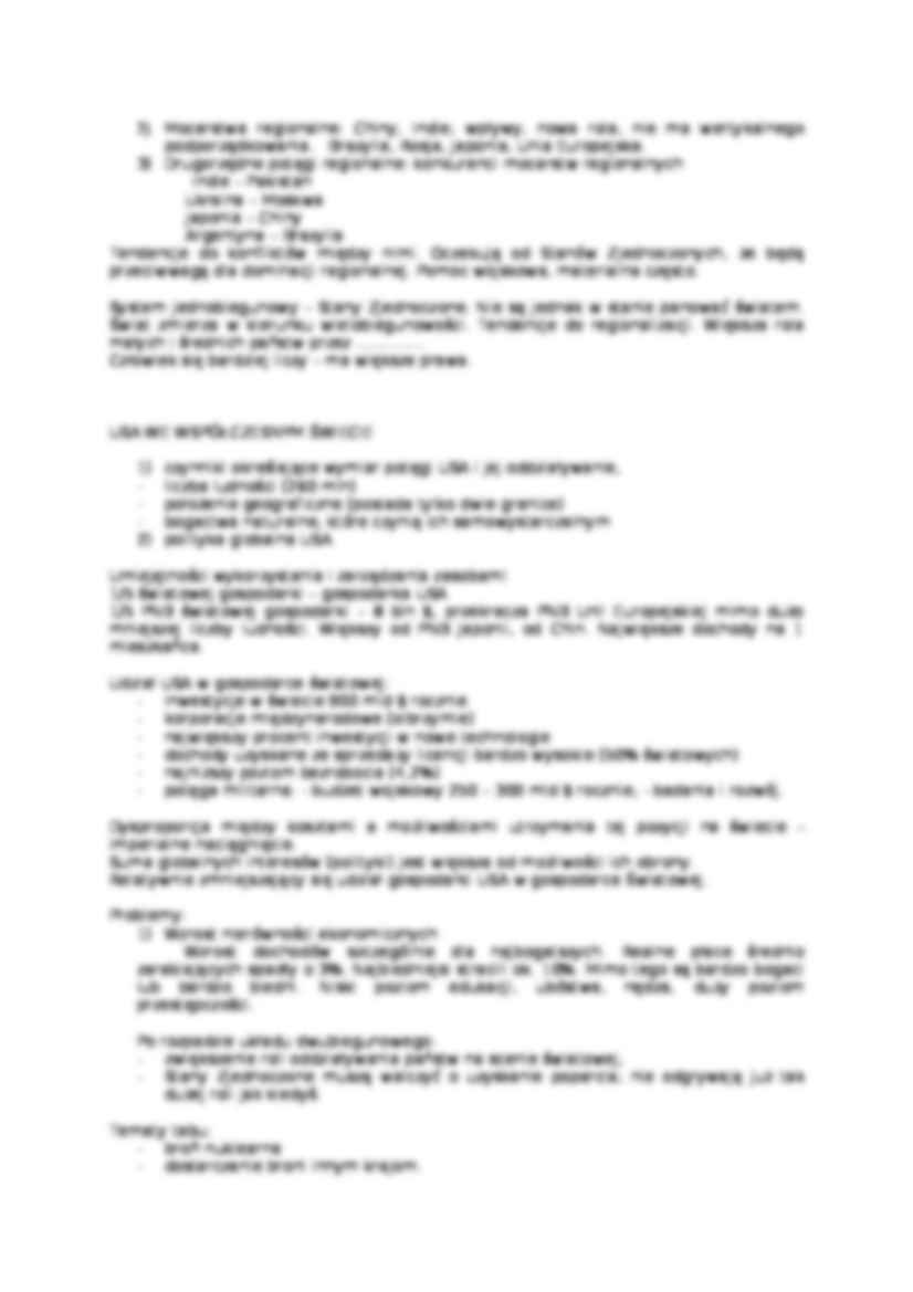 Międzynarodowe stosunki polityczne - materiały - Układ dwubiegunowy - strona 2