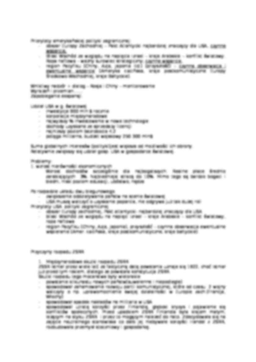 Międzynarodowe stosunki polityczne - materiały - Układ dwubiegunowy - strona 3