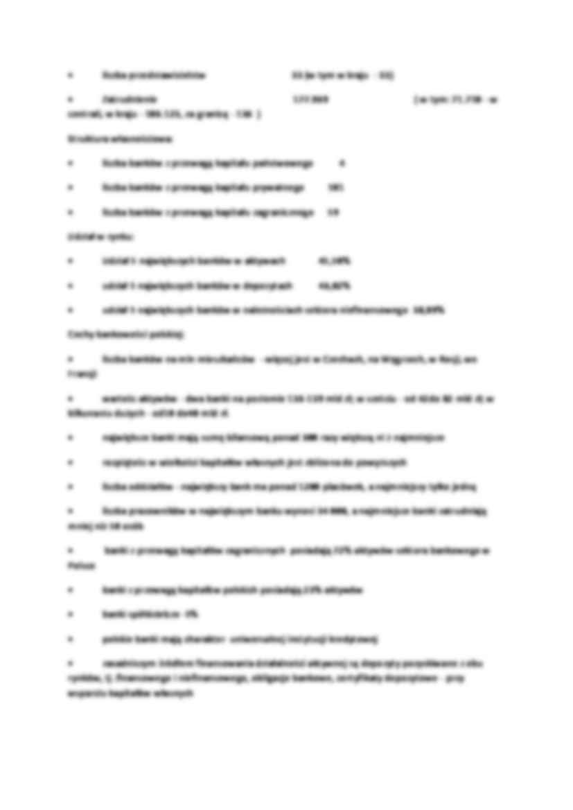 Bankowość - wykład II - strona 2