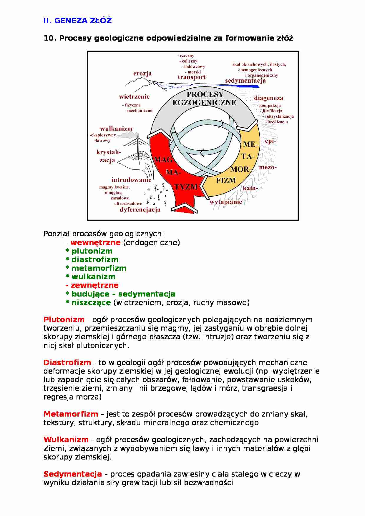 Geologia złożowa - materiały - strona 1