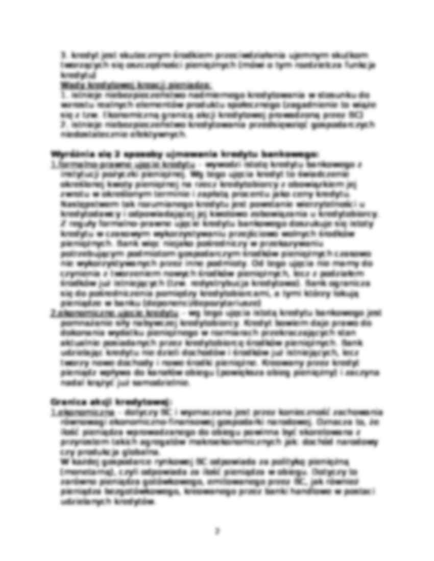 Bankowość - źródła kreacji pieniądza - strona 2
