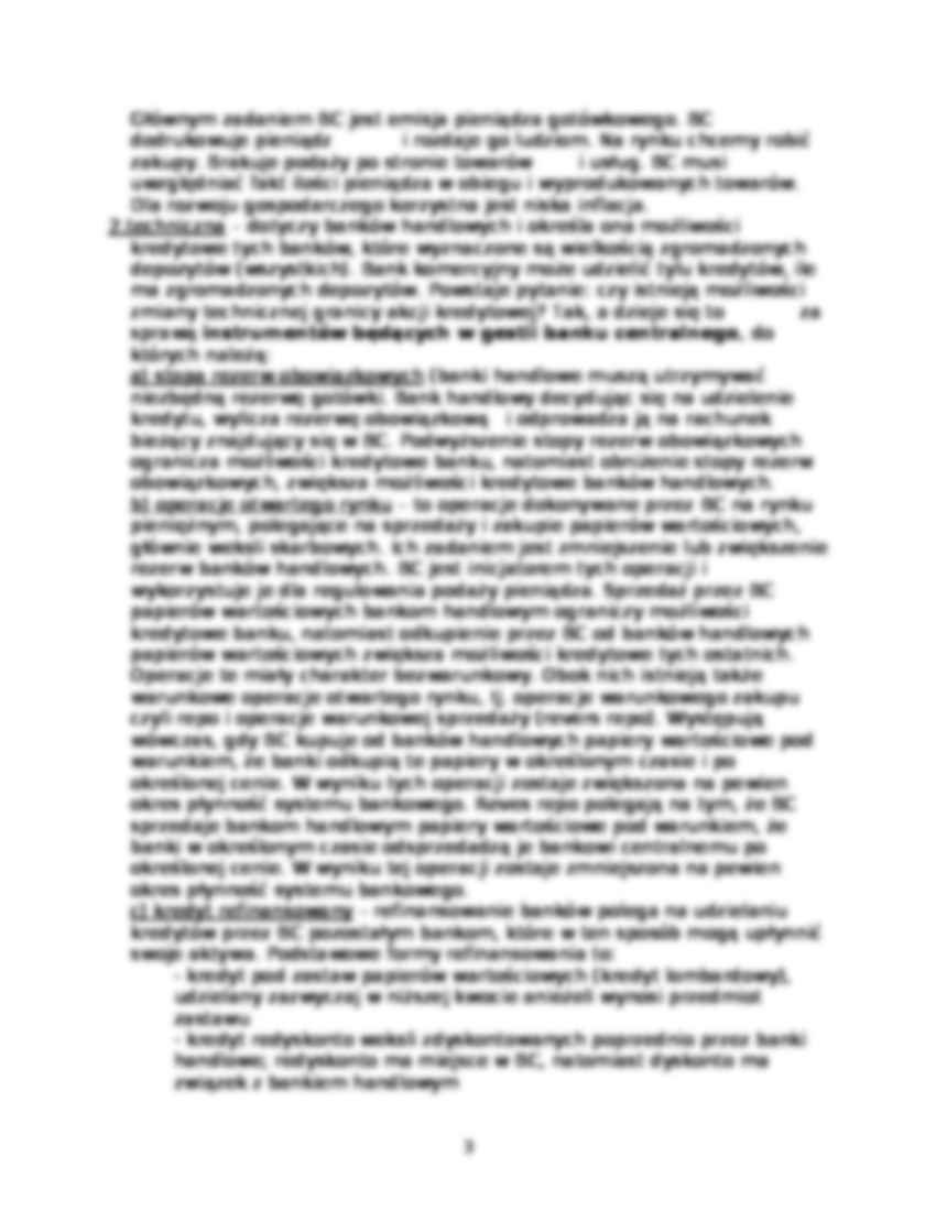 Bankowość - źródła kreacji pieniądza - strona 3