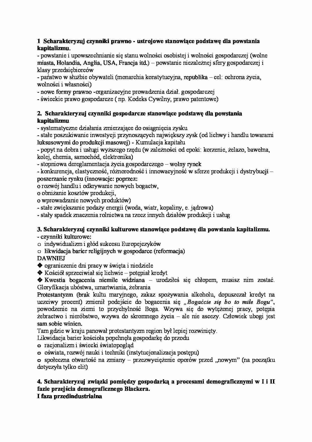 Opracowane pytania do zaliczenia - strona 1