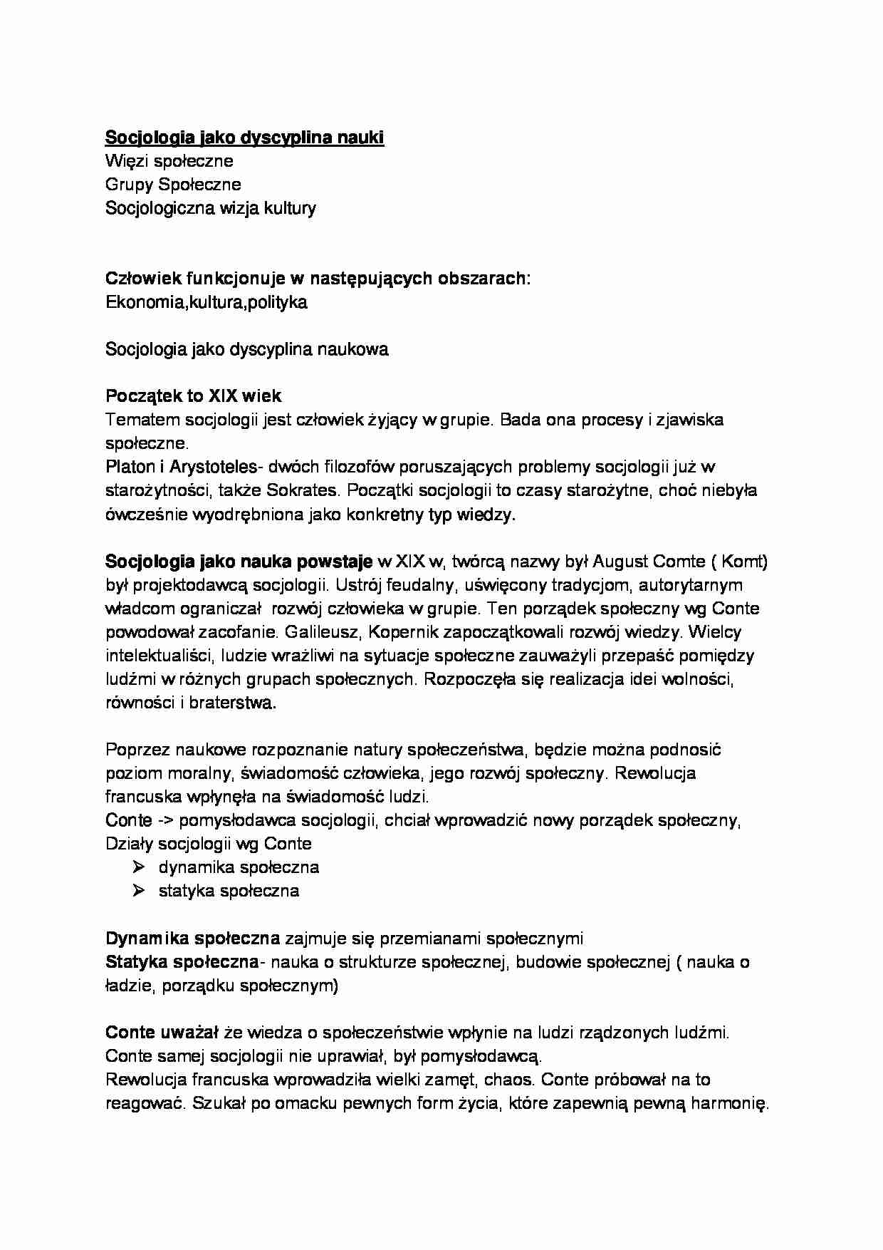 Socjologia - podstawy - Dynamika społeczna - strona 1