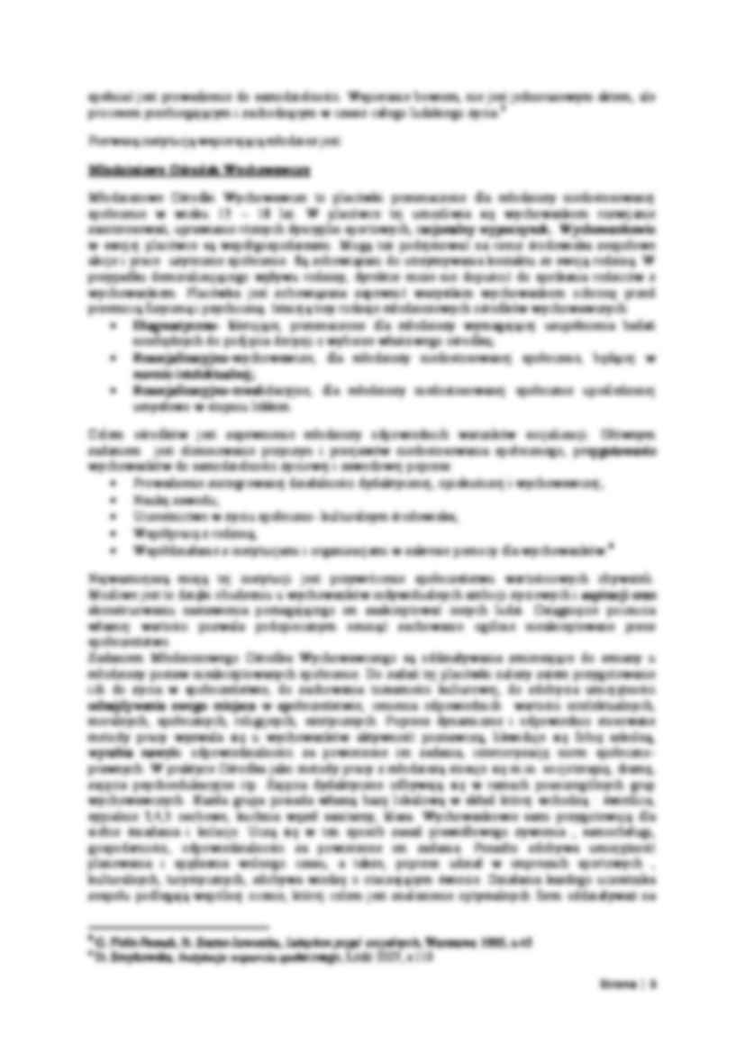 Pomoc społeczna a wsparcie młodzieży - strona 3