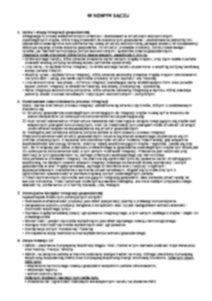 Ekonomia integracji europejskiej - wykłady - strona 2