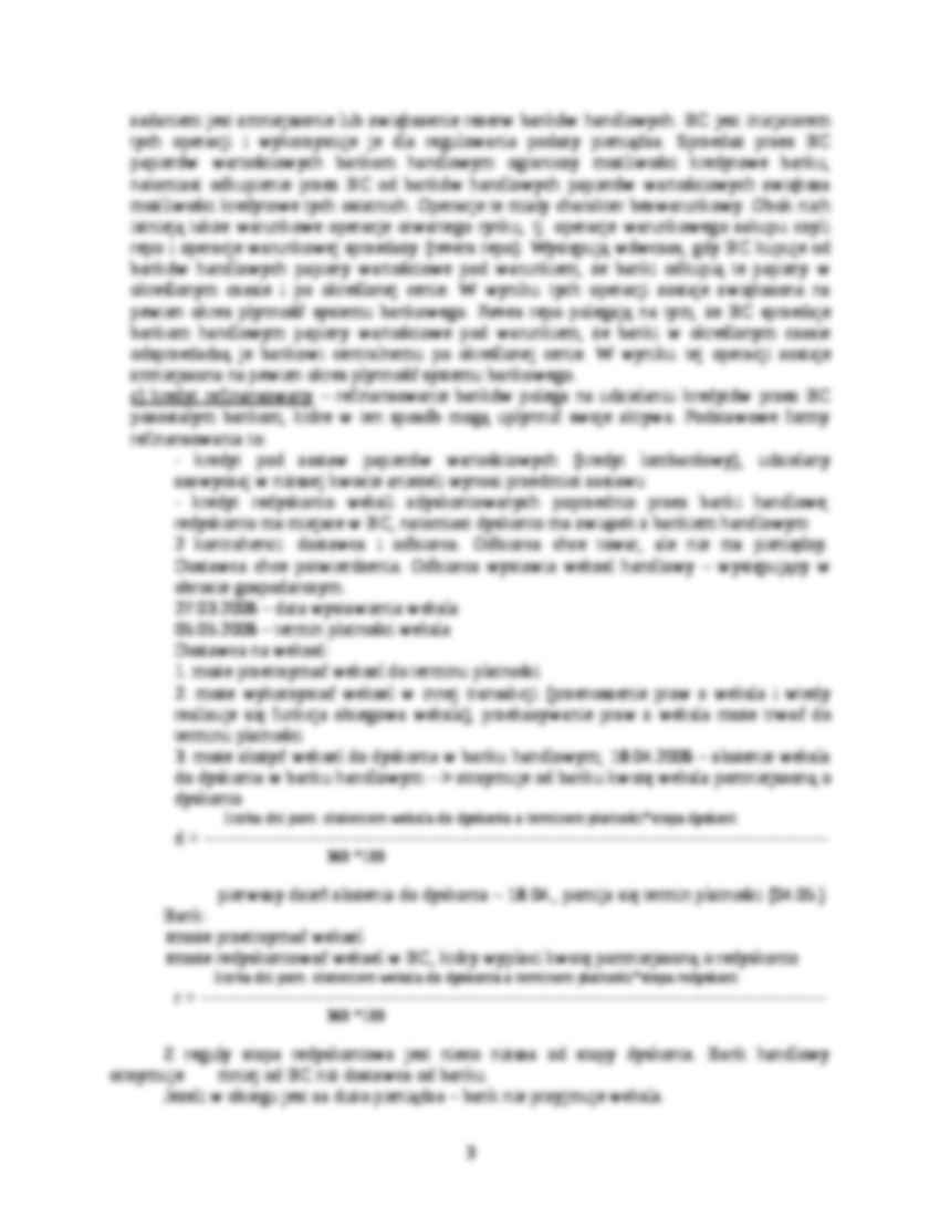 Bankowość wykłady - dr Jolanta Zuza - strona 3