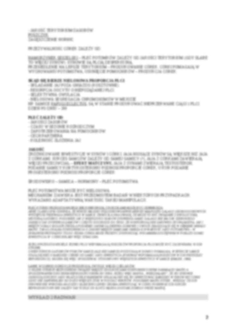 Ekologia Behawioralna - wykłady - strona 2