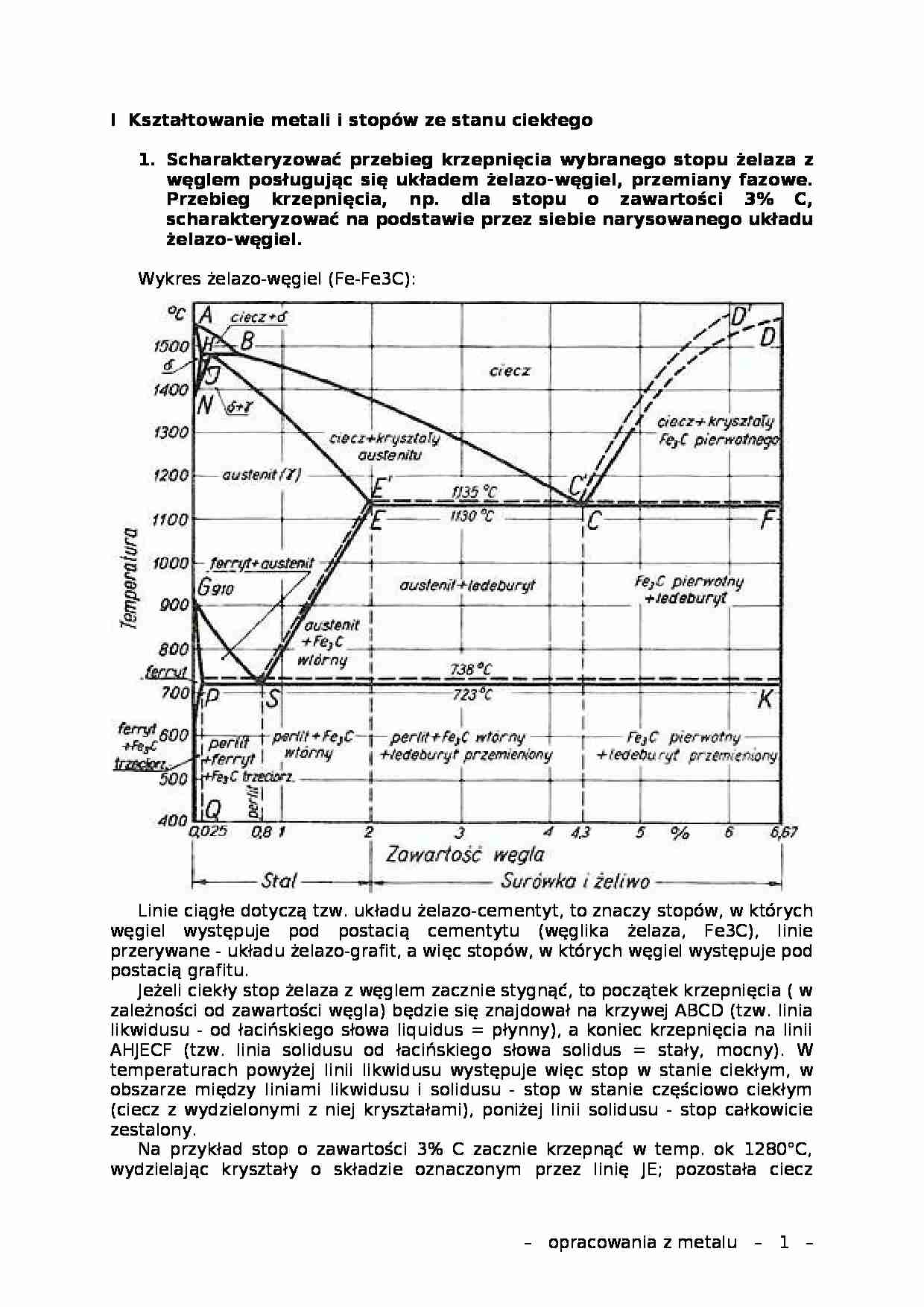 Metal - opracowanie - strona 1