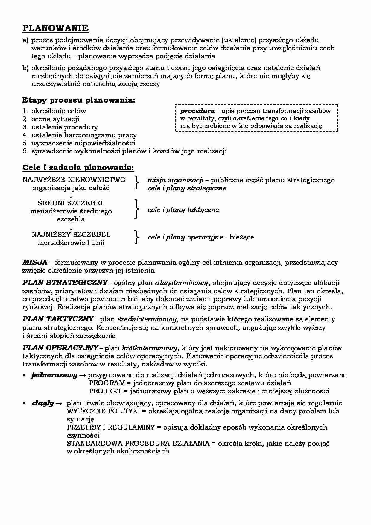 Funkcje kierownicze - omówienie - strona 1