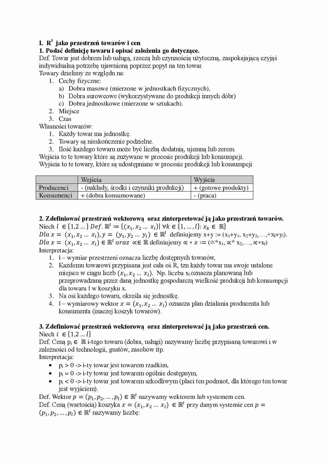 Ekonomia matematyczna  kompendium - strona 1