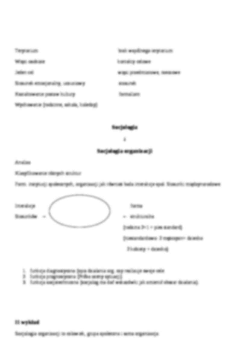 socjologia organizacji - wykłady, dr Sławomir Pilipiec - strona 3