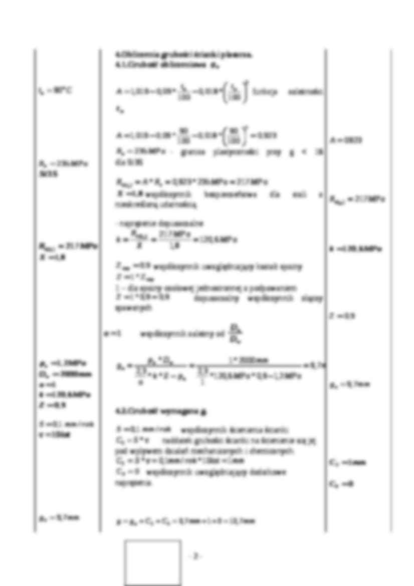 Mechanika płynów - zbiornik (tok obliczeń)  - strona 2