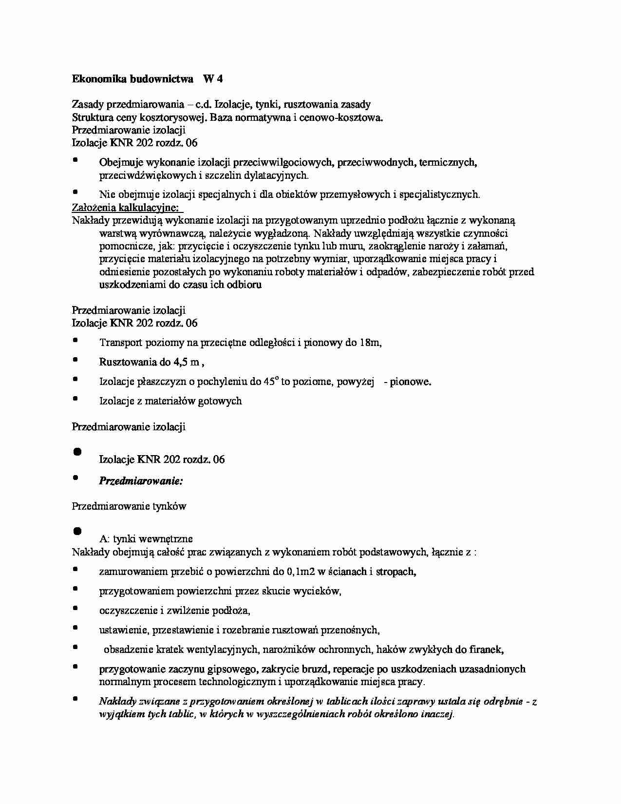 Ekonomika budownictwa cz.3 - strona 1