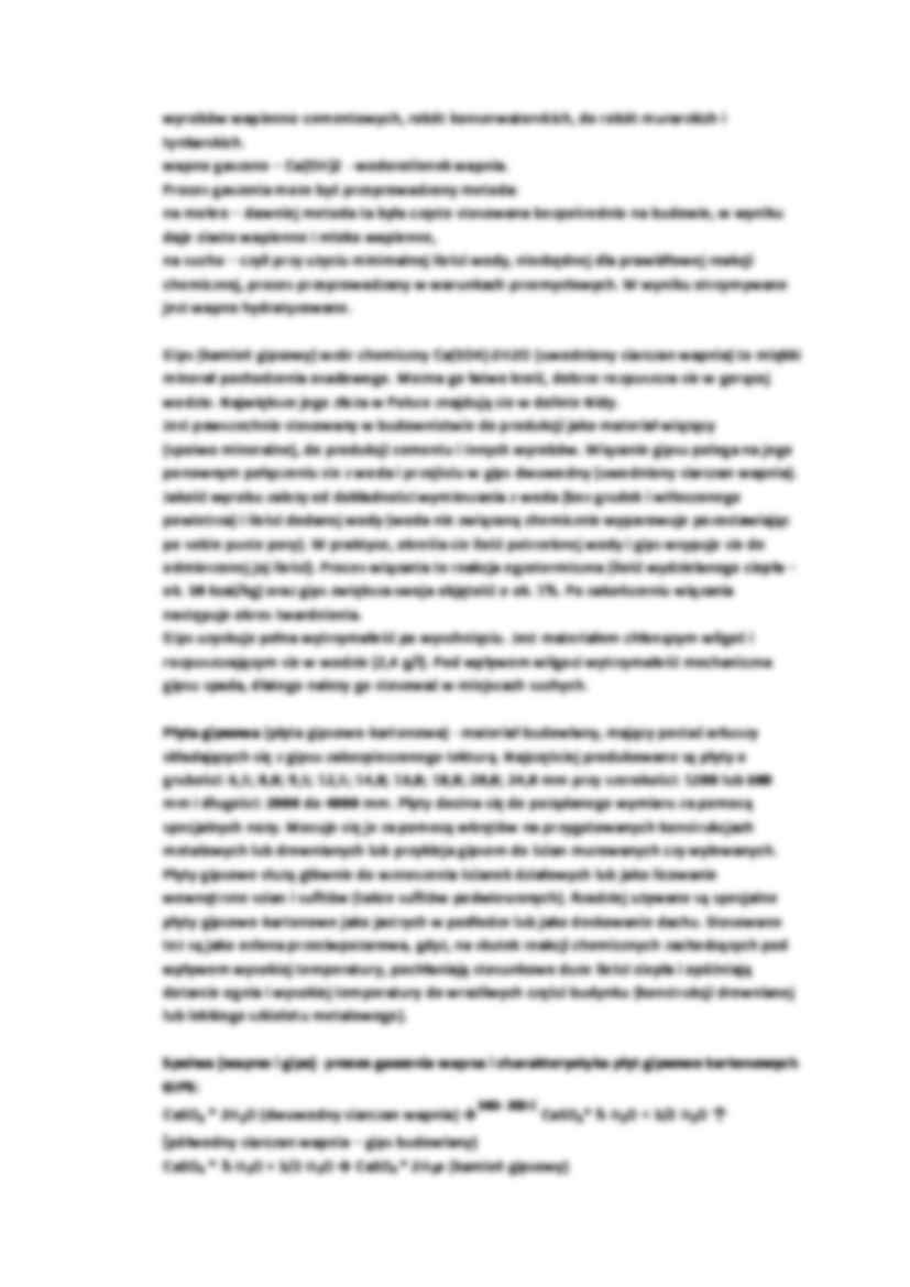 Materiały budowlane - opracowanie pytań - strona 2