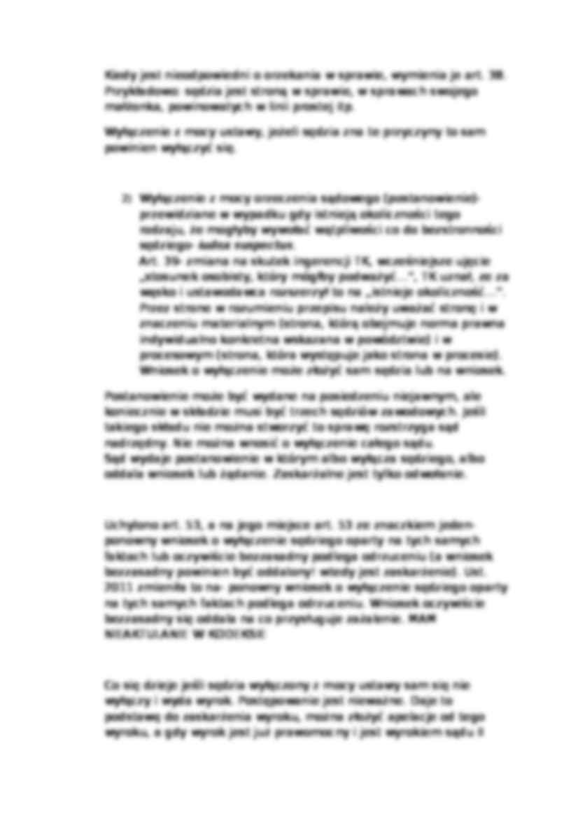 Postępowanie cywilne - sąd i referendarz sądowy jako organy procesowe, uczestnicy postępowania - strona 2
