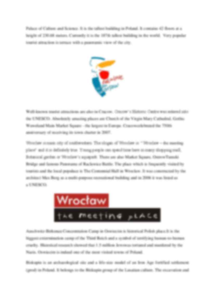 Report: tourism in Poland - strona 3