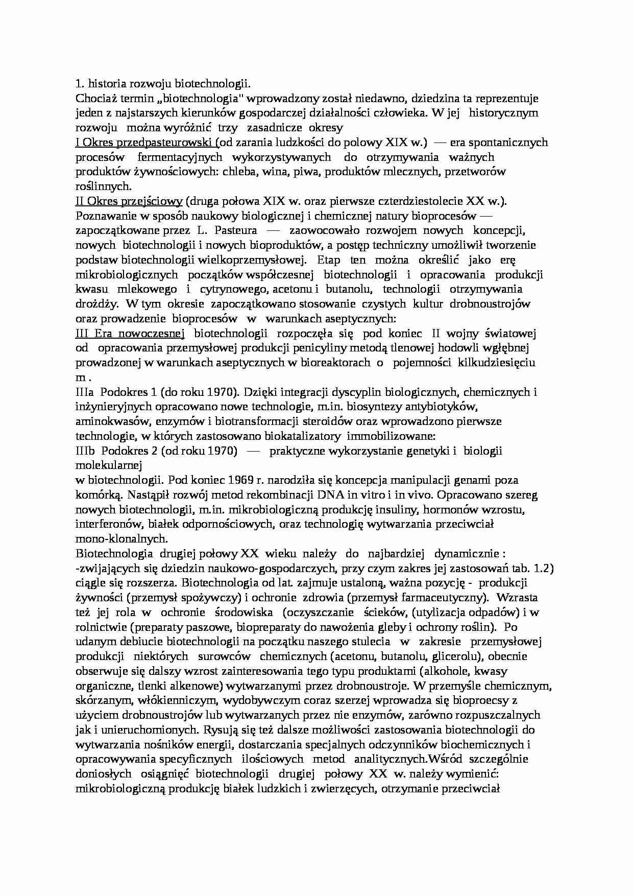biotechnologia w medycynie - kompleksowe opracowanie - strona 1