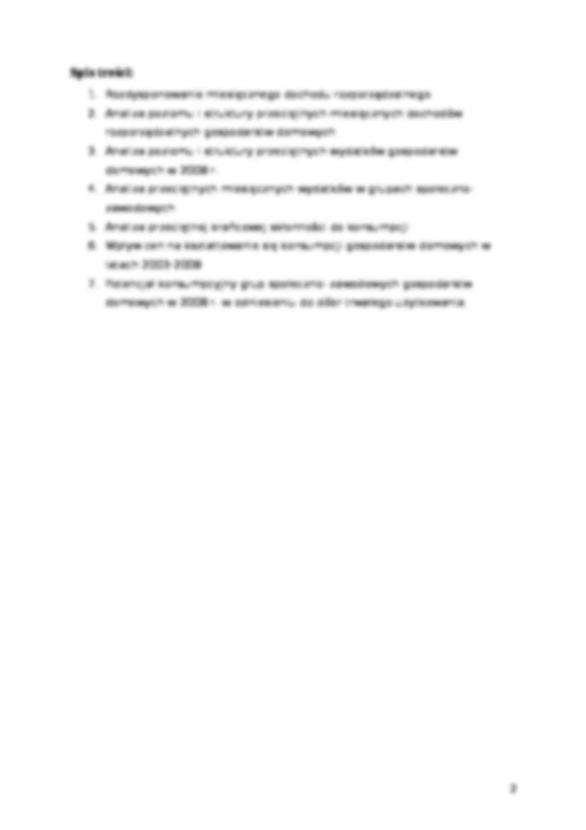 Analiza czynników ekonomicznych kształtujących konsumpcję - strona 2